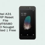 Itel A31 FRP Reset File