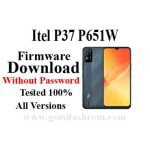 Itel P37 P651W firmware Latest Update Download